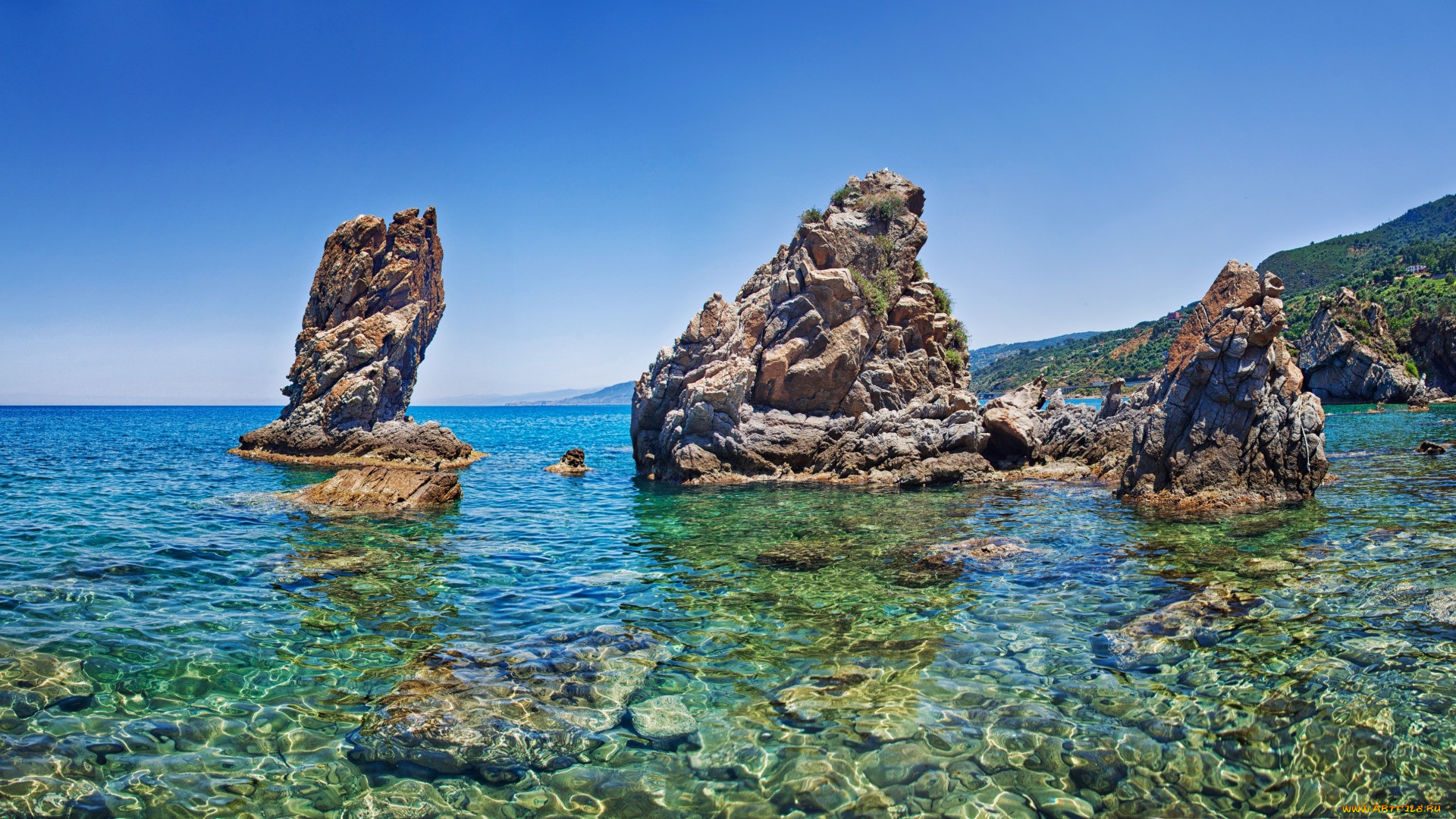 the coast of sicily island, italy, �������, ���������, the, coast, of, sicily, island